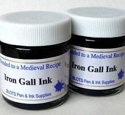 Two jars Iron Gall Ink with Free Principal EF nib 1