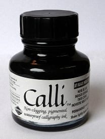 Daler Rowney Calli Calligraphy Ink 29.5ml Jet Black