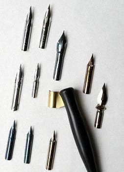 Copperplate Nib Selection 1