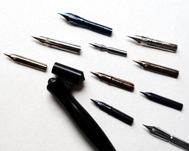 Budget Copperplate Nib Selection 1