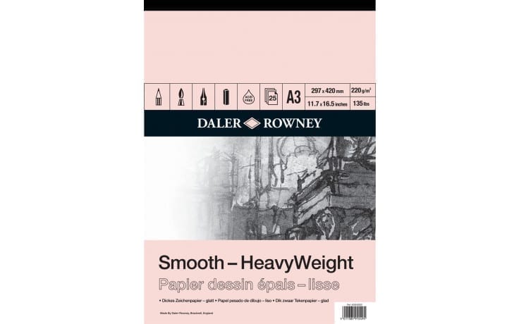 Daler Rowney A3 Heavy Weight Pad - Blots Pen & Ink Supplies