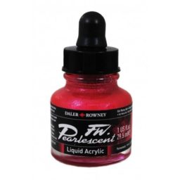 Daler Rowney Pearlescent Hot Mama Red