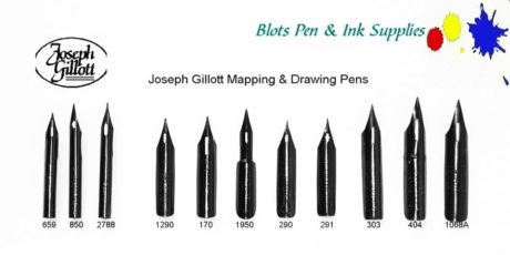Set of Gillott Nibs with 2 Penholders and Iron Gall Ink 2