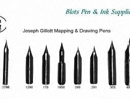Set of Gillott Nibs with 2 Penholders and Iron Gall Ink 1