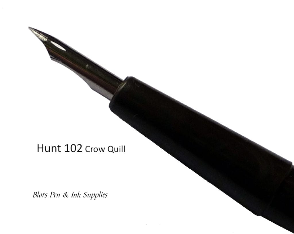 Hunt Crow Quill 102 Blots Pen & Ink Supplies