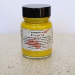 Roberson Permanent Pigmented Ink Deep Yellow