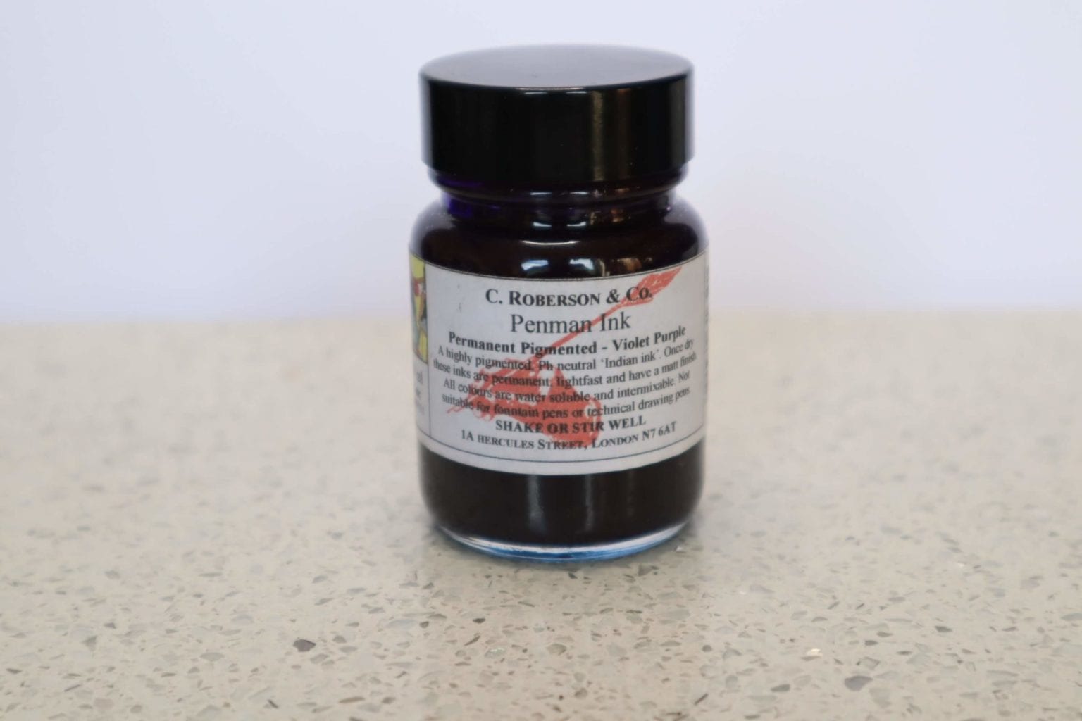 Roberson Penman Permanent Pigmented Ink - Violet Purple 30ml