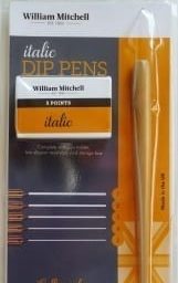 William Mitchell Italic Dip Pens Set of 5 1