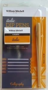 William Mitchell Italic Dip Pens Set of 5 1
