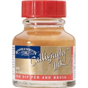 Winsor Newton Calligraphy Ink Gold