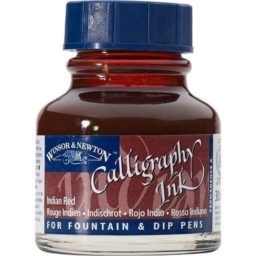 Winsor Newton Calligraphy Ink Indian Red