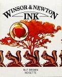 Winsor & Newton Drawing Ink Nut Brown 14ml