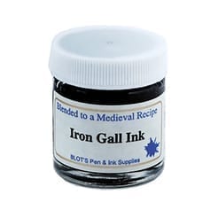 blots iron gall ink