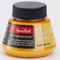 speedball super pigmented gold ink