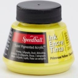 speedball super pigmented primrose yellow ink