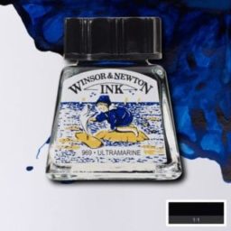 winsor and newton drawing ink ultramarine