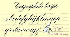 copperplate sample