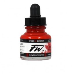 Daler Rowney FW Artist Flame Red