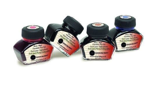 manuscript fountain pen ink set