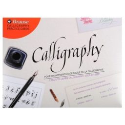 brause calligraphy practice card outer
