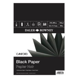 Daler Rowney Canford A4 Black Pad