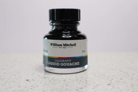 William Mitchell Black Gouache