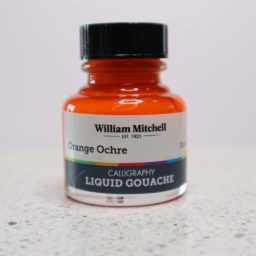 William Mitchell Orange Ochre Gouache
