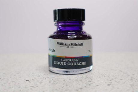 William Mitchell Purple Gouache