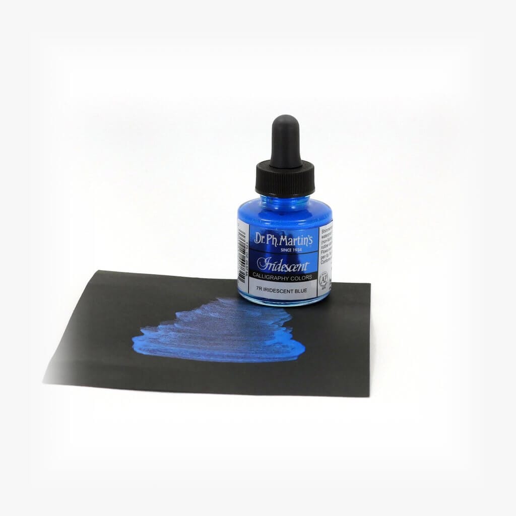 Dr. Ph. Martin's Iridescent Blue Blots Pen & Ink Supplies