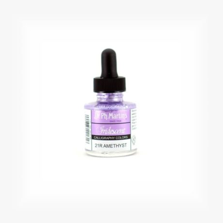 dr ph martins iridescent calligraphy color amethyst