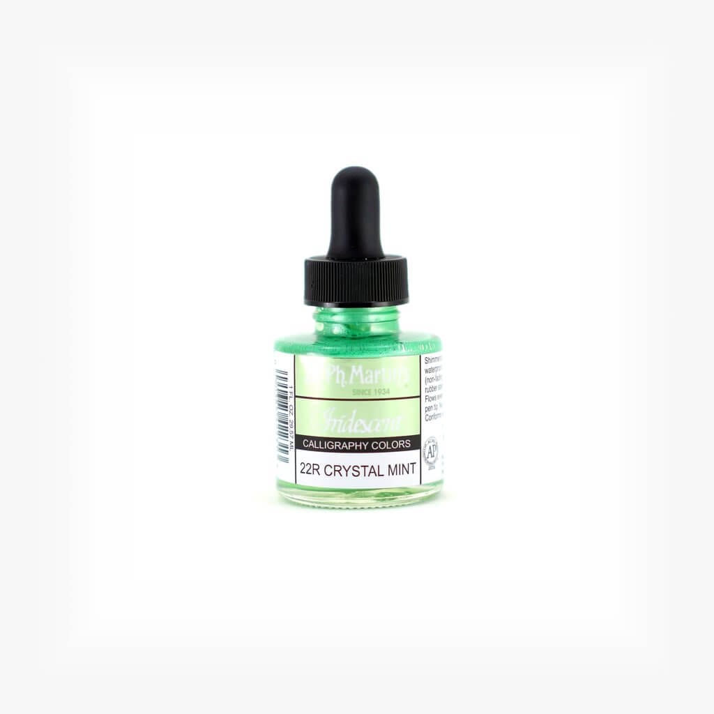 Dr Ph Martin s Iridescent Crystal Mint Blots Pen Ink Supplies