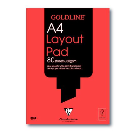 Goldine A4 Layout Pad