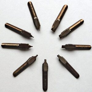 Set of Brause Bandzug Nibs