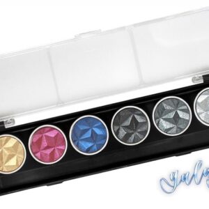 Finetec Watercolor 6 Pearl Colour Set – Galaxy (G500)