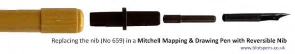 Replacement 659 Crow Quill for Reversible Penholder - Image 2