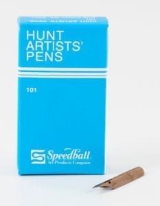 Speedball Hunt Artists' Pen Nibs--School No. 56